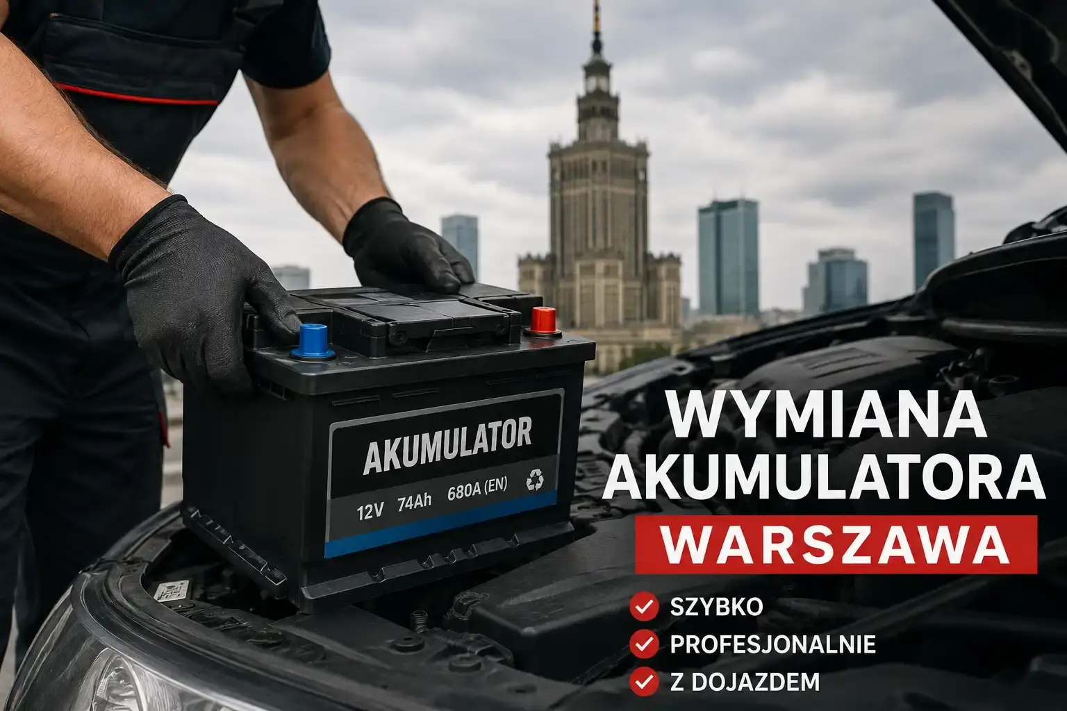 Rozladowany Akumulator Zabki – Zaholowani Pomoc Drogowa Warszawa